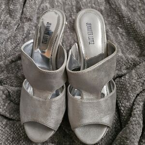 JLo Silver Wedge Sandal